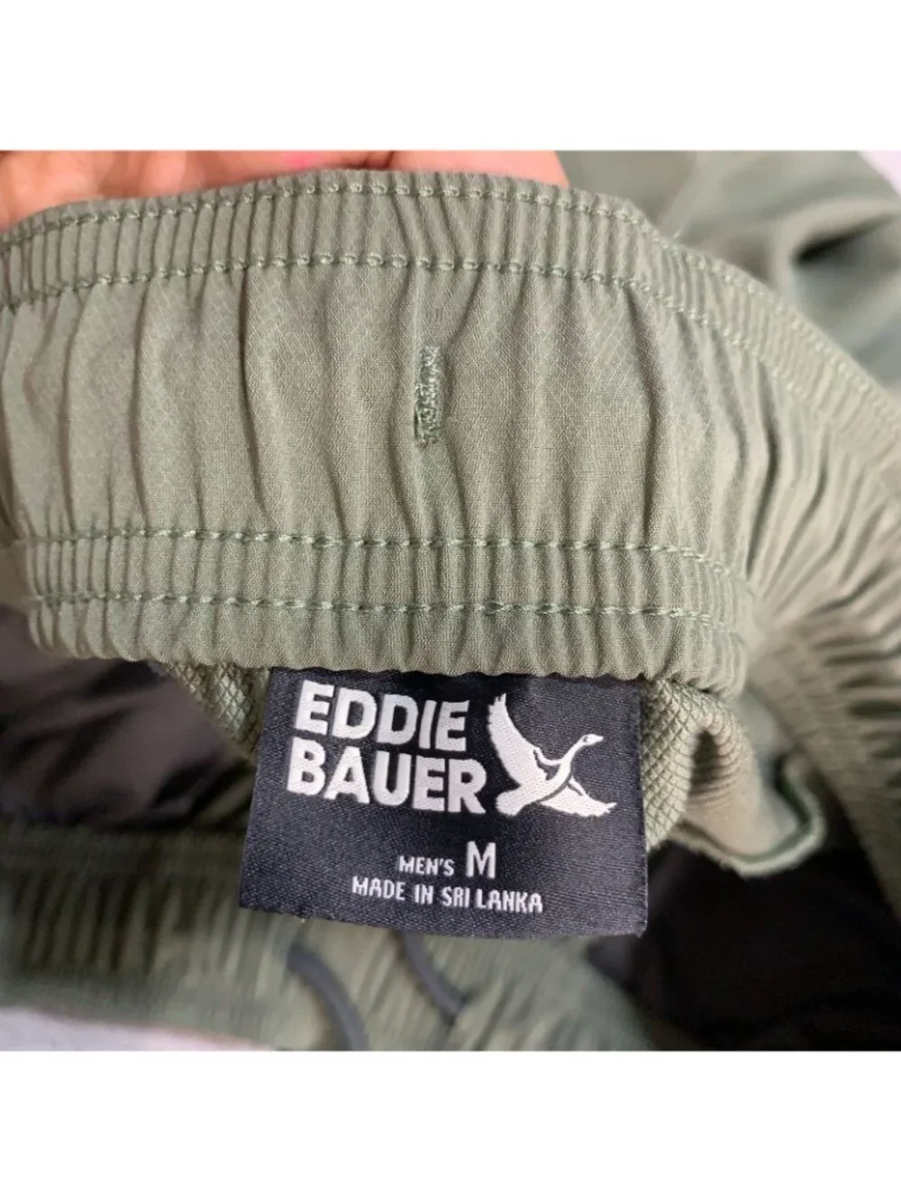 Eddie Bauer Men's M Green Swift Myth Ankle Outdoor Pants